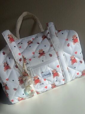 Sweetly Bag with Ladybug bear  Print